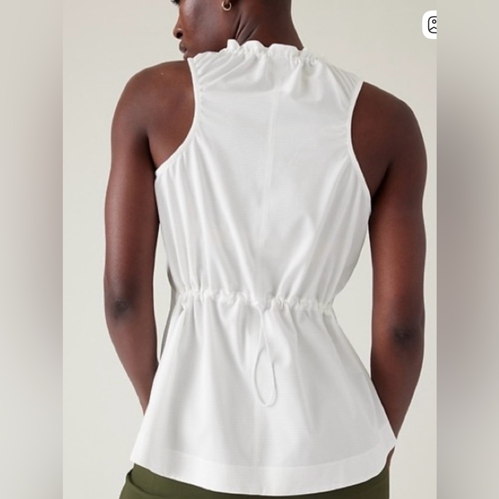 Athleta Boundless Tank Camisole Elegant White Sleeveless Top - Picture 3 of 7